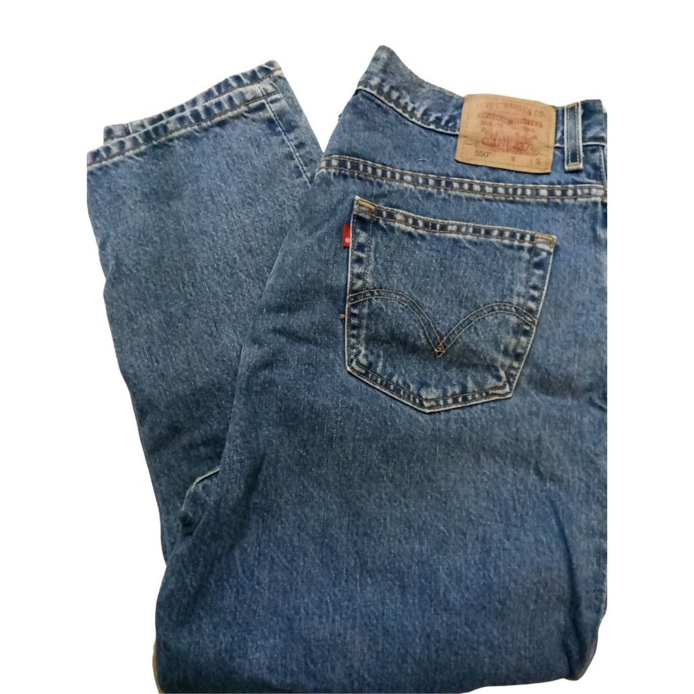 Levi's 505 Women's Jeans Classic Relaxed Fit Tapered Legs Jeans Size 16 S Misses